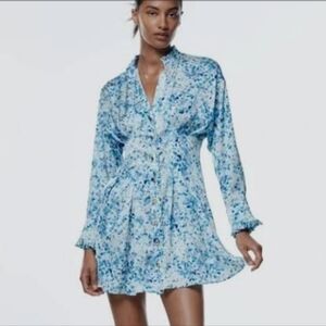 Zara Printed Shirt Dress
